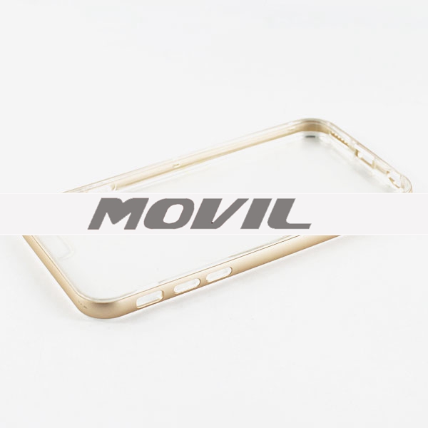 NP-2192 Marco de metal con TPU funda para Apple iPhone 6 plus-6